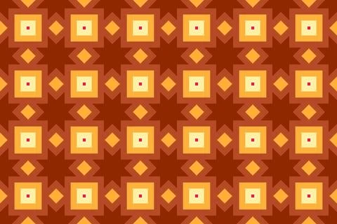Simple ornamental pattern, textile print. Pattern for fabric and trellis. Stock Illustration