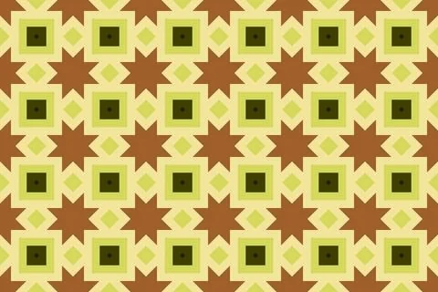 Simple ornamental pattern, textile print. Pattern for fabric and trellis. Stock Illustration