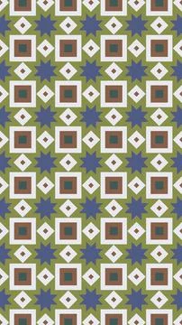 Simple ornamental pattern, textile print. Pattern for fabric and trellis. Stock Illustration