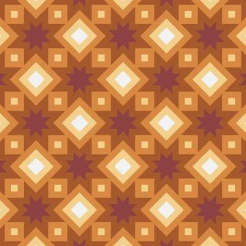 Simple ornamental pattern, textile print. Pattern for fabric and trellis. Stock Illustration