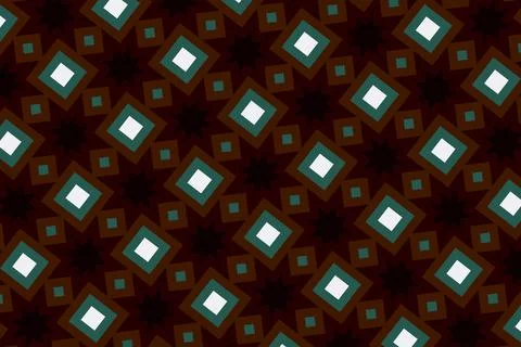 Simple ornamental pattern, textile print. Pattern for fabric and trellis. Stock Illustration