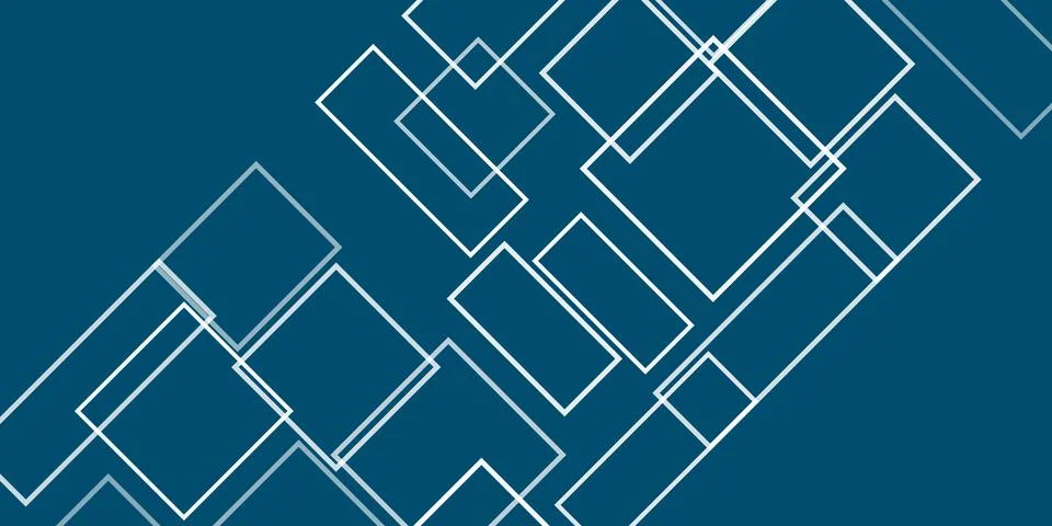 Simple Overlapping Rectangular Frames of Various Sizes, Colored in Shades o.. Stock Illustration