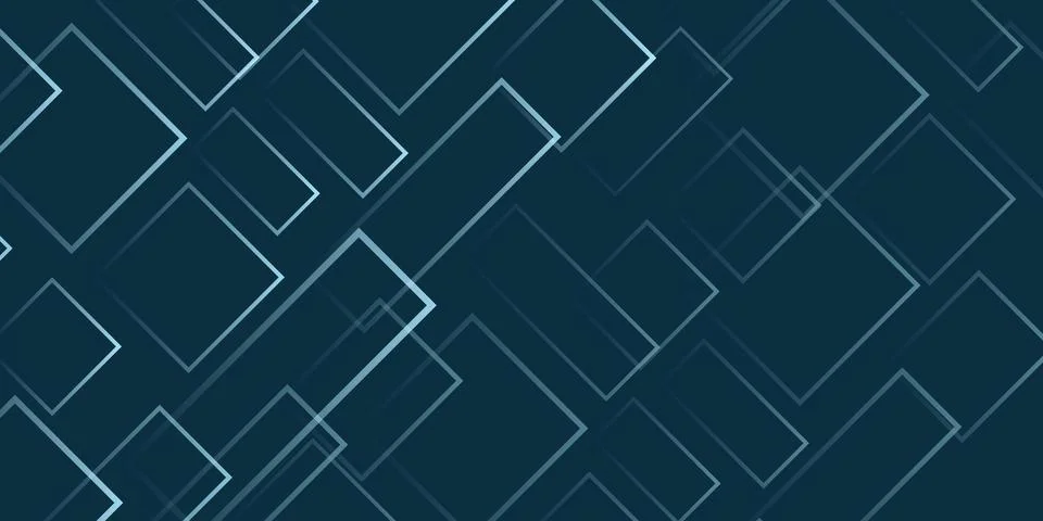 Simple Overlapping Rectangular Frames of Various Sizes, Colored in Shades o.. Stock Illustration