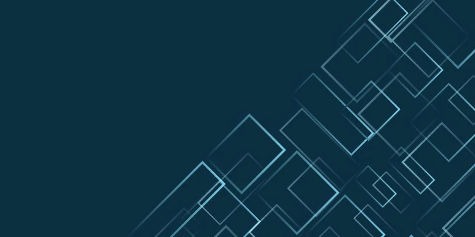 Simple Overlapping Rectangular Frames of Various Sizes, Colored in Shades o.. Stock Illustration