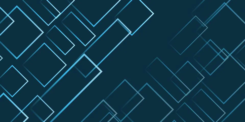 Simple Overlapping Rectangular Frames of Various Sizes, Colored in Shades o.. Stockillustratie