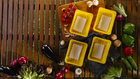 Simple Pack Shot. Product placement background Video stock 211778623