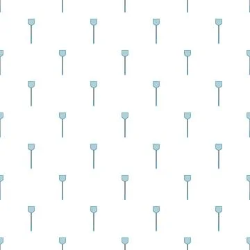 Simple paddle tool seamless pattern background graphic Stockillustratie