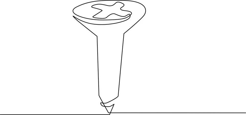 Simple paintbrush icon with drop shadow Vector Stock Illustration