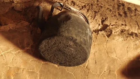 Simple pan in poor house Stock Footage 298400328