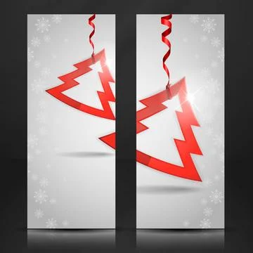 Simple Paper Christmas Tree. Simple Paper Christmas Tree. Christmas And Ne... Stock Photos
