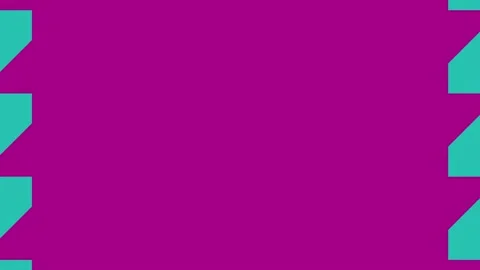 Simple pattern with dynamic triangular tiles. Flat design motion graphic Stock Footage 158510574