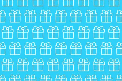 Simple pattern with gifts. Vector illustration Stock Illustration