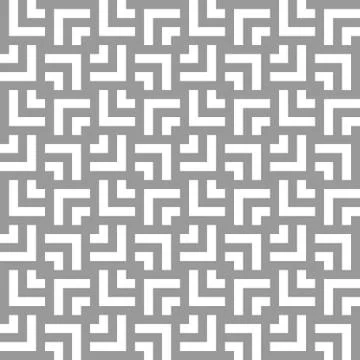 Simple pattern with gray and white elements Stock Illustration
