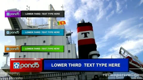 Simple Pattern Lower Third Stock After Effects