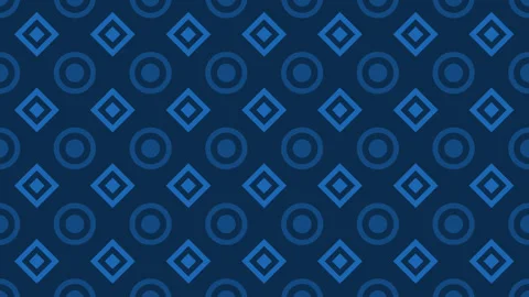 Simple pattern of multicolored geometric shapes seamless loop animation 4K.	 Stock Footage 280371922