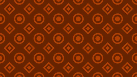 Simple pattern of multicolored geometric shapes seamless loop animation 4K. Stock Footage 280371950