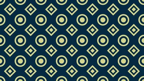 Simple pattern of multicolored geometric shapes seamless loop animation 4K.	 Stock Footage 280371956