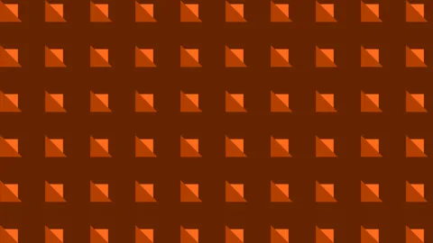 Simple pattern of multicolored geometric shapes seamless loop animation 4K.	 Stock Footage 280372066