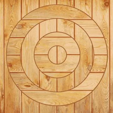 Simple pattern - natural wood Stock Illustration