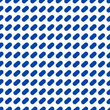 Simple pattern with rounded rectangle shapes. Seamlessly repeatable. Stock Illustration