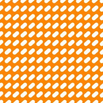 Simple pattern with rounded rectangle shapes. Seamlessly repeatable. Stock Illustration