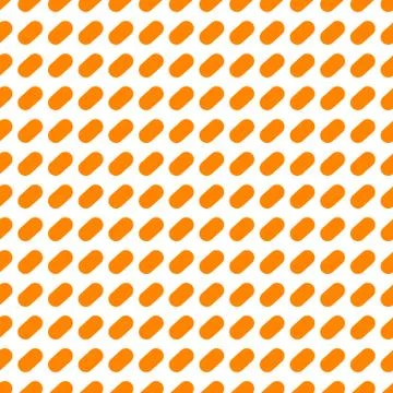 Simple pattern with rounded rectangle shapes. Seamlessly repeatable. Stock Illustration