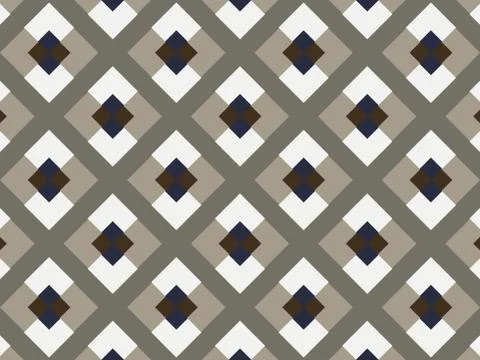 Simple pattern, textile print. Pattern for fabric and trellis. Stock Illustration