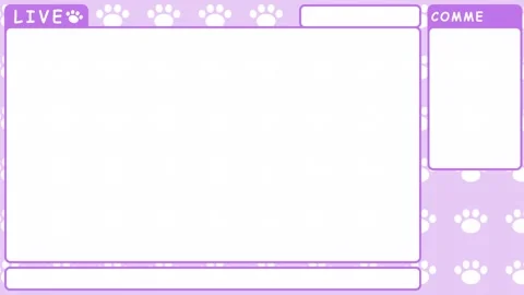 Simple paw Looping streaming background. 1080p (3) Stock Footage 258881299