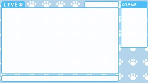 Simple paw Looping streaming background. 1080p (6) Stock Footage 258881306