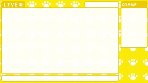 Simple paw Looping streaming background. 1080p (1) Stock Footage 258881307