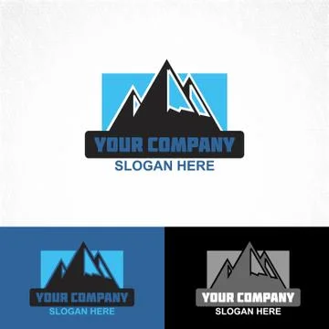 Simple peaks Stock Illustration