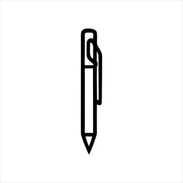 Simple Pen Vector with Minimalist and modern design Stock Illustration