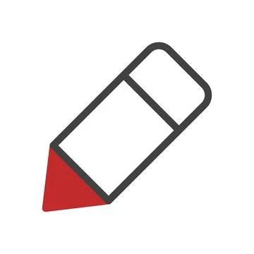 Simple pencil icon. Concept of writing, editing, and creativity. Illustrazione stock