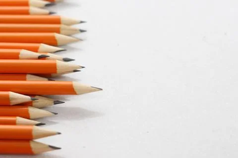 Simple pencils for office workers Stock Photos