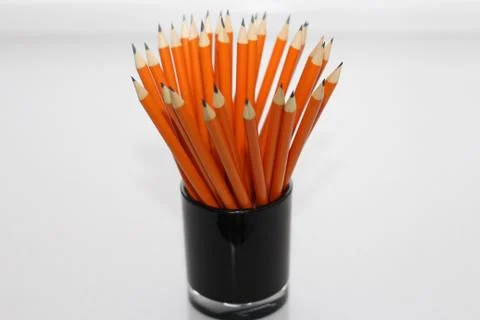 Simple pencils for office workers Stock Photos