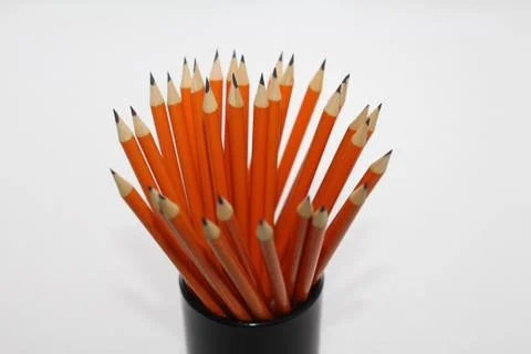 Simple pencils for office workers Stock Photos