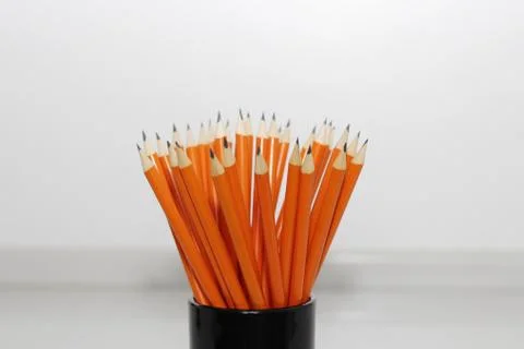 Simple pencils for office workers Stock Photos
