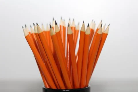 Simple pencils for office workers Stock Photos