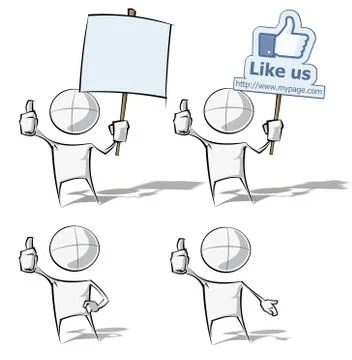 Simple people - like Stock Illustration