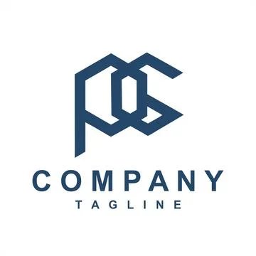 Simple PG, POG, PXG initials company logo Stock Illustration