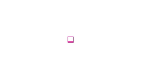 Simple photo frame are in space, 3d render computer generated background for web Stock Footage 103756763