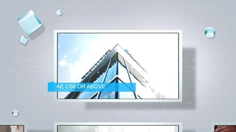 Simple Photo Slideshow After Effects stock