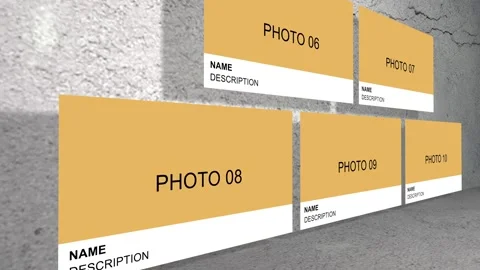 Simple photos presentation! Beautiful backgrounds. After Effects素材