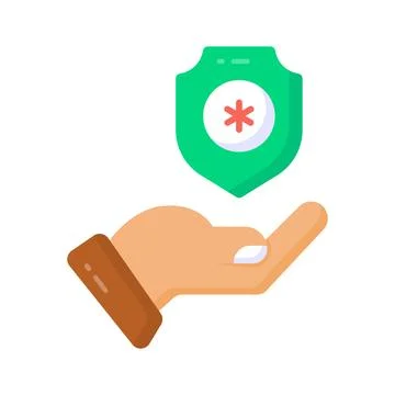 A simple pie chart icon with three segments in vibrant colors. Ideal for Stock Illustration