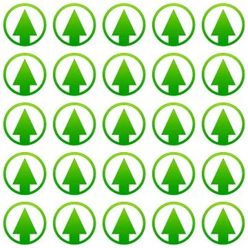 Simple pine tree repeatable pattern. editable vector. 스톡 일러스트