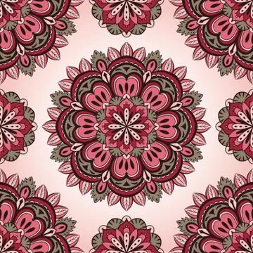 Simple pink and grey pattern. Stock Illustration