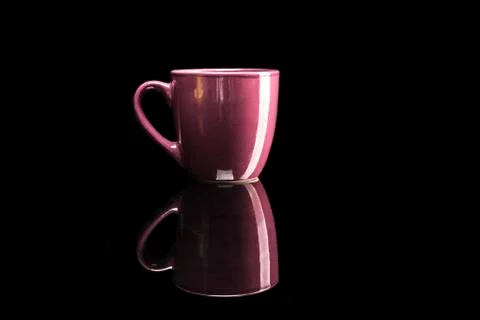 Simple Pink Cup Stock Photos
