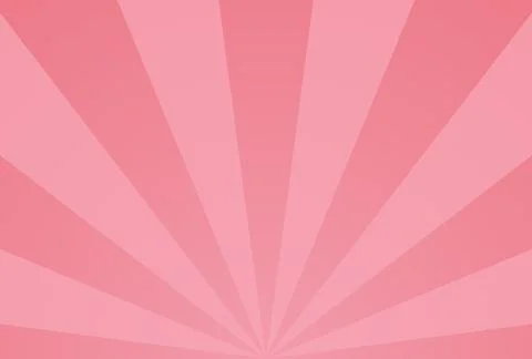 Simple pink lower sunburst background Stock Illustration