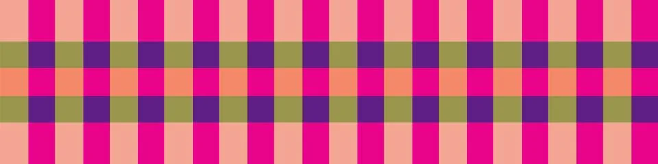 Simple pink plaid seamless vector classic pattern Stock Illustration