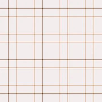 Simple plaid pattern with thin brown lines on a soft beige background. Ideal  Stock Illustration